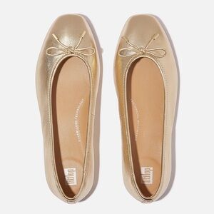 Fitflop Metallic Gold Flats - NEVER WORN